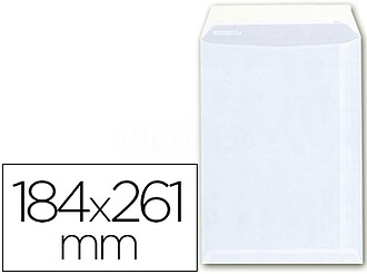 ENVELOPE BOLSA QUARTO PROLONGADO 184 X 261 MM COM TIRA DE SI...