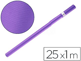 10734 : PAPEL KRAFT LIDERPAPEL VIOLETA ROLO 25X1 MT