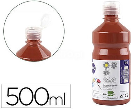 TP18 : GUACHE ESCOLAR LIDERPAPEL 500 ML CASTANHO