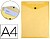 Bolsa porta documentos liderpapel polipropileno din a4 formato vertical amarela transparente Bolsa porta documentos liderpapel polipropileno din a4 formato vertical amarela transparente DS09 - imagem 1