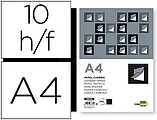 Papel Quimico Liderpapel Preto Formtato A-4 Bolsa de 10 Folhas NR04