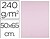 Cartolina Liderpapel 50X65 CM 240G/M2 Rosa Pack de 25 Unidades CX98 - imagem 1