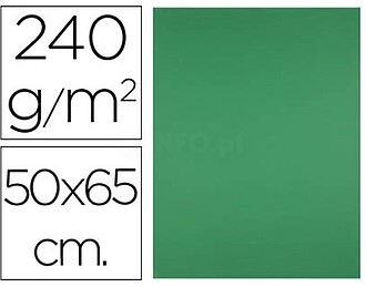 CT31 : CARTOLINA LIDERPAPEL 50X65 CM 240G/M2 VERDE NATAL PAC...
