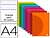 Caderno Agrafado Liderpapel 36 Caderno Agrafado Liderpapel 360 Capa de Plastico Din A4 48 F 90 GR Pautado com Margem Dupla Cores Sortidas LF02 - imagem 1