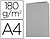 50 x Classificador liderpapel em cartolina de 180 gr din a4 cinza intenso Classificador liderpapel em cartolina de 180 gr din a4 cinza intenso SC26 - imagem 1