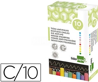 TZ07 : GIZ CORIDO ANTI P? LIDERPAPEL CAIXA 10 UNIDADES CORES...