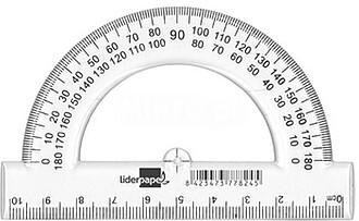 SM02 : TRANSFERIDOR LIDERPAPEL 10 CM PLASTICO