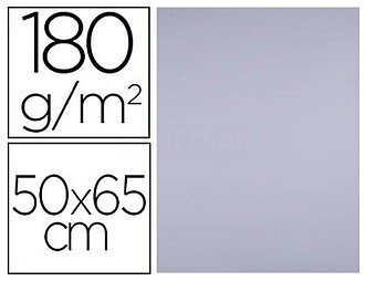 CX64 : CARTOLINA LIDERPAPEL 50X65 CM 180G/M2 LILAS PACK DE 2...