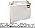 Caixa Tipo Mala com Asa Q-Connect Cartao para Envio e Transporte Cor Castanho 350X118X255 MM KF18477 - imagem 1