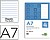 10 x Bloco de apontamentos liderpapel din a7 80 f pautado Bloco de apontamentos liderpapel din a7 80 f pautado BN11 - imagem 1