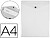 10 x Bolsa porta documentos liderpapel polipropileno din a4 formato vertical transparente 50 folhas Bolsa porta documentos liderpapel polipropileno din a4 formato vertical transparente 50 folhas DS12 - imagem 1