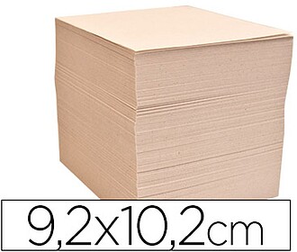 BLOCO NOTAS RECICLADO 70 GRS. -92X102-SEM COLA-1000 FOLHAS