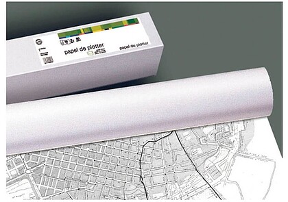 Fabrisa Plus Bobina de Papel para Plotter 90gr - Medidas 610mm x 50m 16097