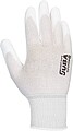 Luva Mantenha Seguro PE C/Palma PU,Branco T10. Juba G-80024