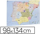 Mapa Espanha Plastificado Enrolado Tubo Cartão 103x129cm : 153G ADV-439090
