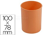 Porta lapis faibo plastico cor laranja pastel 78 mm diametro x 100 mm altura Porta lapis faibo plastico cor laranja pastel 78 mm diametro x 100 mm altura 206-31