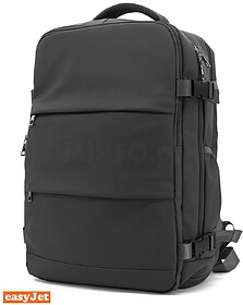 BZ5944 PRETO : Mochila Viagem Rubber 36x45x20cm Preto 1un