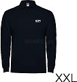 Polo Preto Manga Larga Tamanho-XXL 65% Poliéster 35% Algodão Edm G-00439