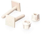 Juego de Tornillos Universales para Tapa WC, 6 cm G-03960