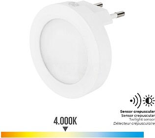 PILOTO NOTURNO LED G-04041 : 04041 0,5W 5LM 4.000K LUZ DO DI...