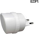 Piloto Noche Con LED Redondo Blanco Edm 04075