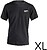 Camiseta Preta Tamanho-XL Manga Curta Bordado Edm G-05809 - imagem 1