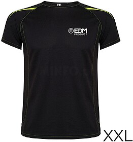 G-05867 : 05867 CAMISETA DESPORTIVA PRETA TAMANHO-XXL ROLY E...