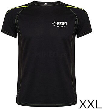 G-05867 : 05867 CAMISETA DESPORTIVA PRETA TAMANHO-XXL ROLY EDM