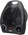 Aquecedor de Chão Vertical. Cor Preta. 1000-2000W Edm G-07220