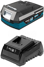 08422 PACK BATERIA LI-ION 20 V 2.0 Ah (08770) + CARREGADOR 2...