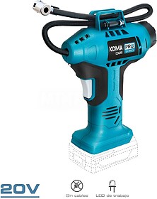 G-08782: 08782 COMPRESSOR 20V (SEM BATERIA E CARREGADOR) KOM...
