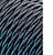 Cabo Textil Trenzado 2X0,75MM C-63 Cinza Escuro Seda Euro/Mts 11952 - imagem 1