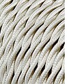 Cabo Textil Trenzado 2X0,75MM Algodão Euro/Mts 11959