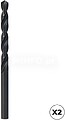 Pack 2 Brocas Cilíndricas Curtas Hss Din 338N 2,00 IZ27403 Koma Tools/ Izar G-16552