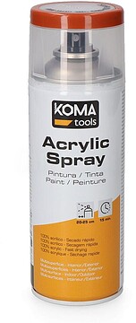25318 Tinta acrílica em spray ral 8004, marrom acobreado, acabamento brilhante, 300 ml G-25318
