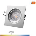 Downlight LED Empotrável 5W 380 Lúmenes 4.000K Quadrado Marco Crome Edm