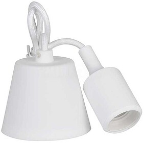 PENDURADOR DE SILICONE E27 60W Branco (98,4 CM) EDM