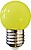 Lâmpada LED Esférica Mate E27 1,5W 200 Lúmens Amarela Edm - imagem 1