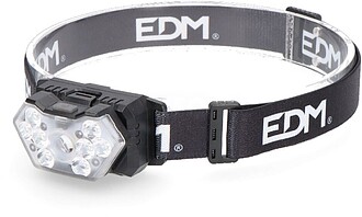 G-36123 : 36123 Lanterna DE CABEÇA A PILHAS 5W + 8x1W 400Lm...