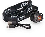 Mini Lanterna de Cabeça LED 400 Lúmens Recarregável EDM G-36417