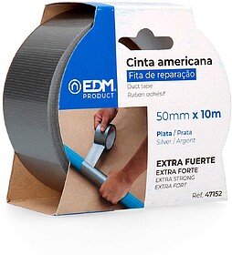 47152 CINTA MULTIUSO AMERICANA 10Mx50MM CINZA EDM