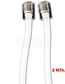 Prolongador Telefónico 2M 4 Linhas Macho-Macho Edm 56007
