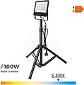 Projecador LED com Tripé 100W 6400K “Edição Preta” Lumeco
