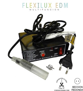 71908 PROGRAMADOR TUBO FLEXILUX 100M 2 VIAS (IP44 INTERIOR-EXTERIOR) EDM