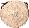Bolso Redondo de Palma com Alça Ajustável de Couro Edm G-74242