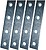 Placa Reta União PLC02, Aço Galvanizado, 120 x 15 x 2 mm. 4 unidades G-86099 - imagem 1