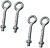 Hembrilla Soldada com Porca HM01, M3 x 20 mm, Zincado, Blister 4 unid 86376 - imagem 1