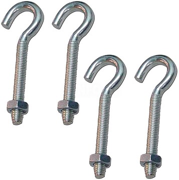 86383 HEMBRILLA ABIERTA COM PORCA HM02, M5 x 35 mm, ZINCADO, BLISTER 4 unid