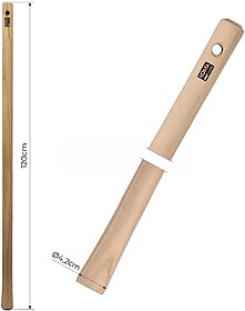 G-89070 : 89070 MANGO DE AZADA 120x4,2cm AMA1242 KOMA TOOLS
