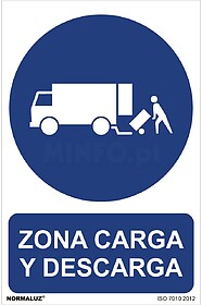 08976 SINAL USO OBRIGATÓRIO “ZONA DE CARGA E DESCARGA” ...
